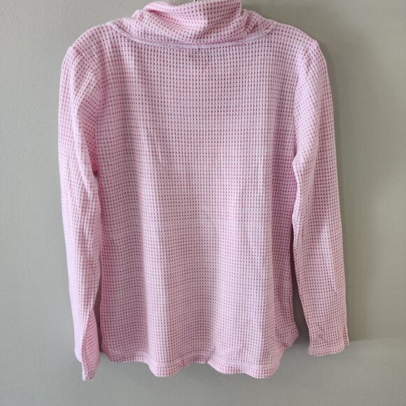 T by Talbots Cowl Neck Top, Size MP, EUC - Picture 2 of 5